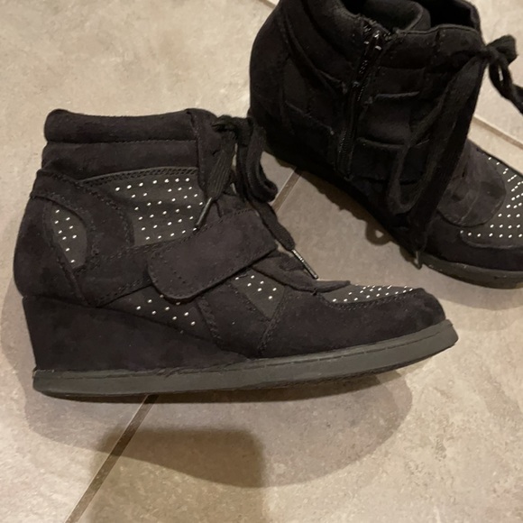 Candies Wedge Boots size 4 - Picture 2 of 8